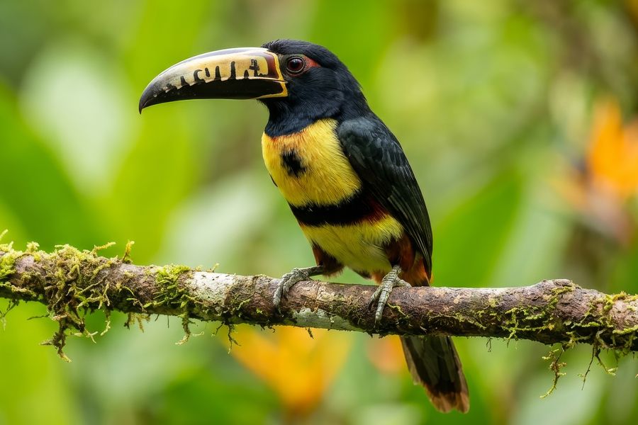 Lettered Aracari, Ecuador