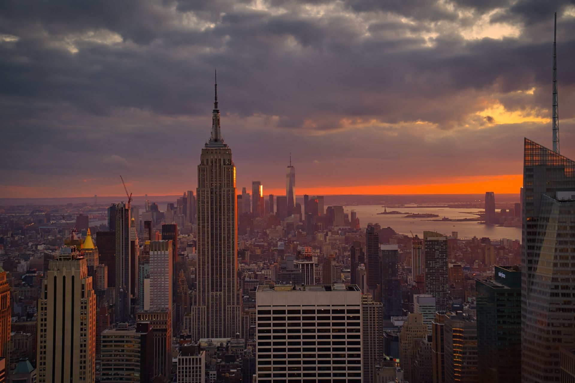 NYC skyline from Top of the Rock