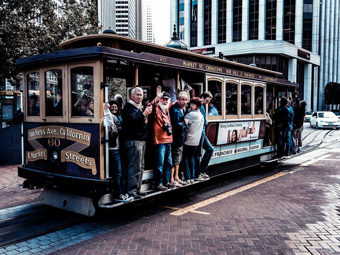 San Francisco cable car, California