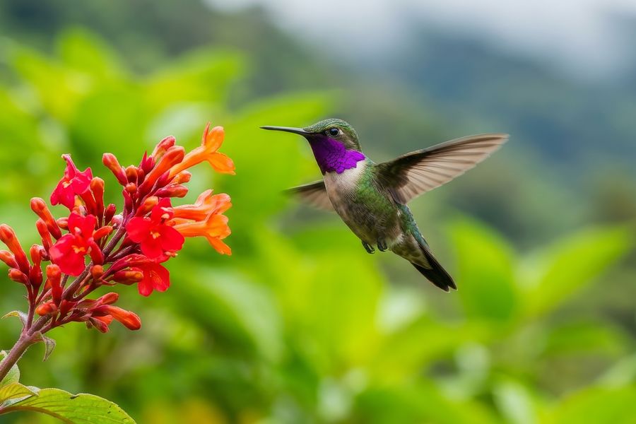 Purple-Throated Woodstar, Ecuador