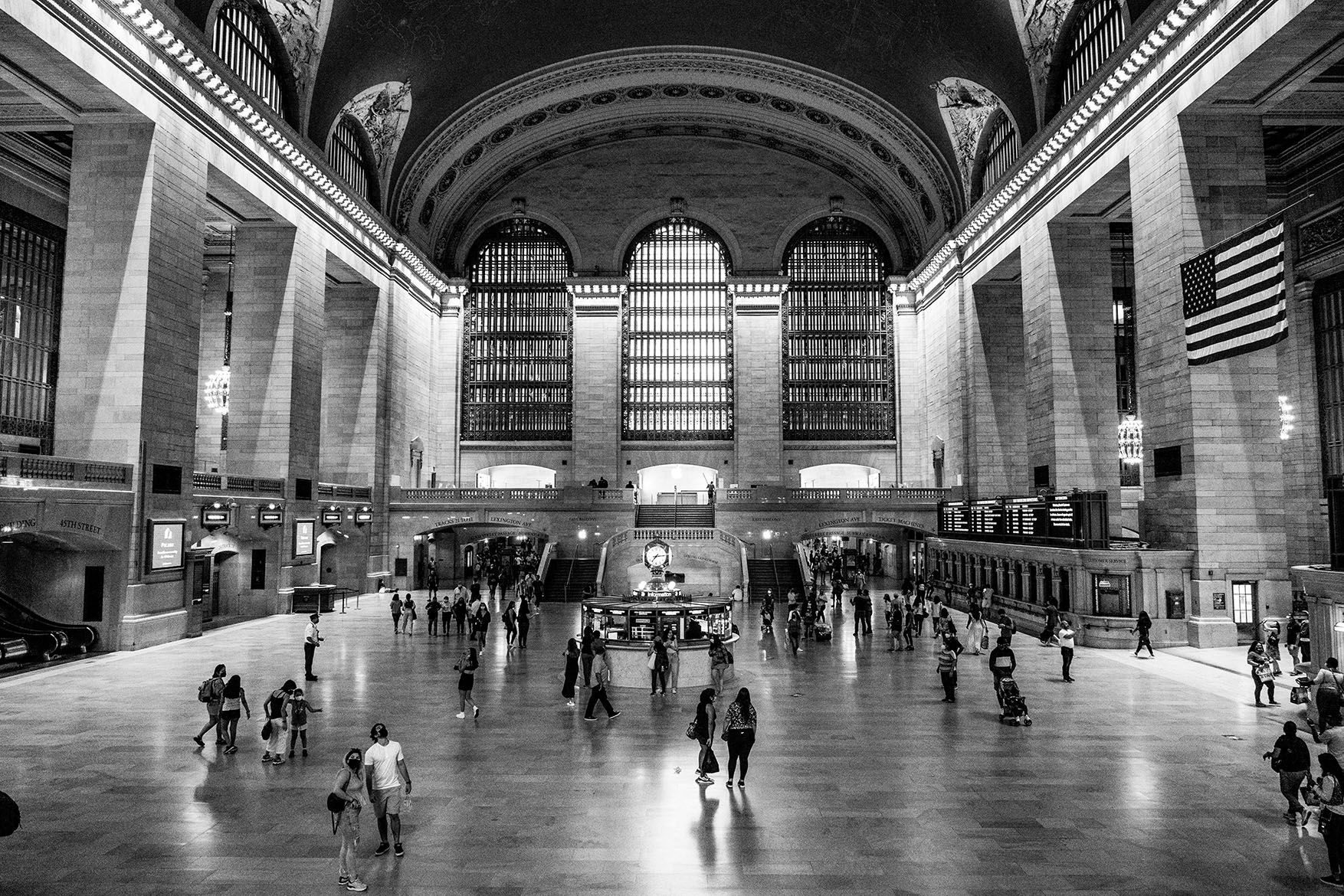Grand Central Station, New York City — B&W
